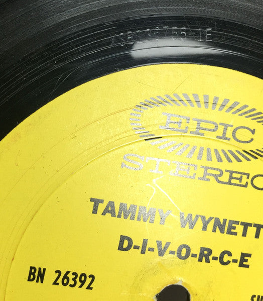 Tammy Wynette - D-I-V-O-R-C-E Vinyl Record