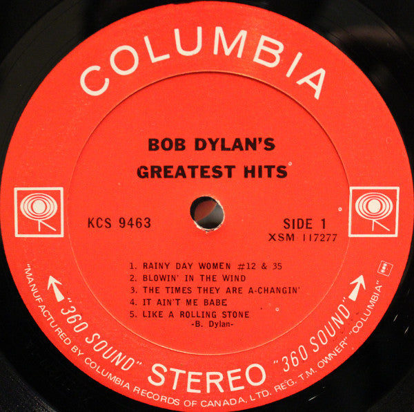 Bob Dylan - Bob Dylan's Greatest Hits - 1967