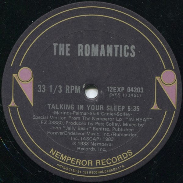 Romantics, The - Talking In Your Sleep - 1983