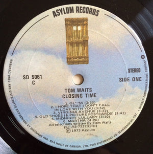 Tom Waits - Closing Time - 1975