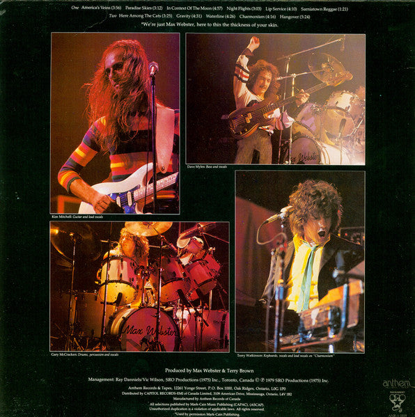 Max Webster - Live Magnetic Air - 1979