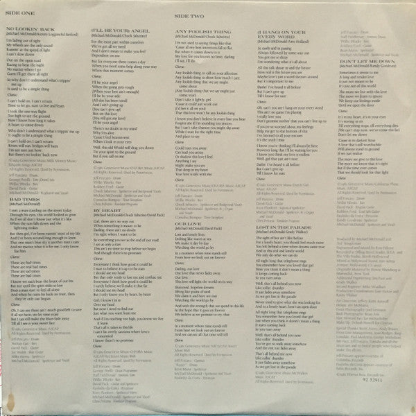 Michael McDonald - No Lookin' Back