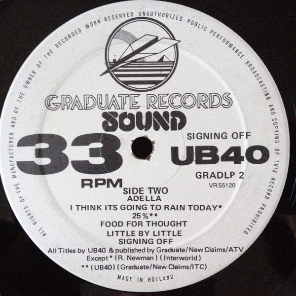 UB40 - Signing Off - 1980
