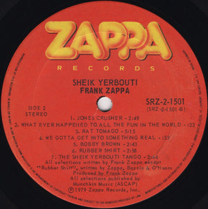 Frank Zappa - Sheik Yerbouti - 1979