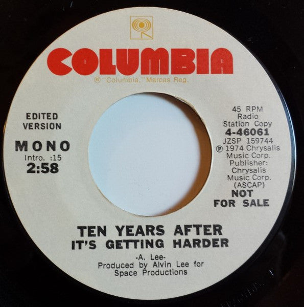 Ten Years After - It's Getting Harder - 1974