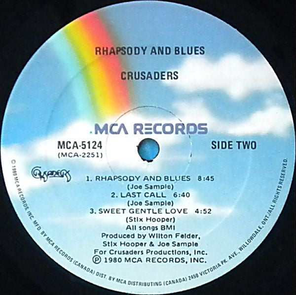 Crusaders, The - Rhapsody And Blues - 1980
