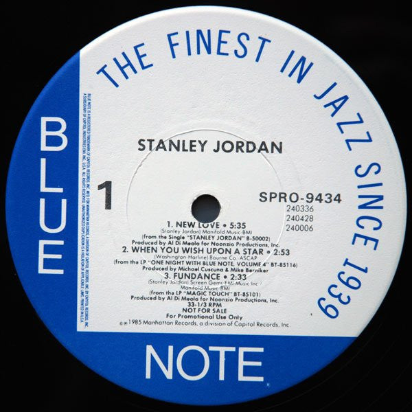 Stanley Jordan - Stanley Jordan - 1985