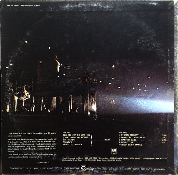 Lee Michaels - Lee Michaels - 1969