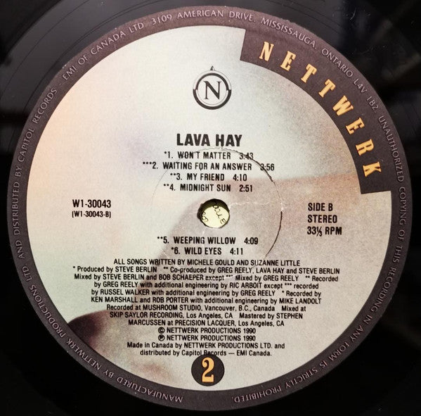 Lava Hay - Lava Hay - 1990