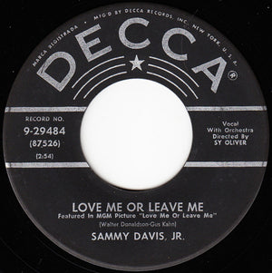 Sammy Davis Jr. - Love Me Or Leave Me / Something's Gotta Give