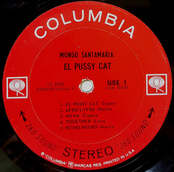 Mongo Santamaria - El Pussy Cat Vinyl Record