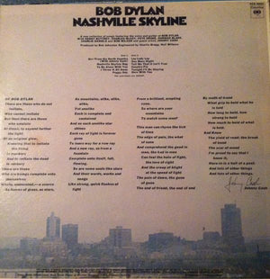 Bob Dylan - Nashville Skyline - 1970