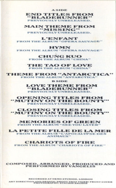 Vangelis - Themes - 1989