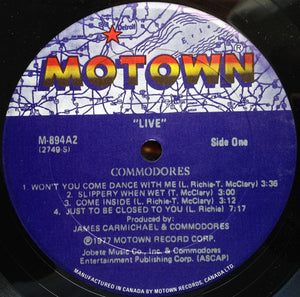 Commodores - Live! - 1977