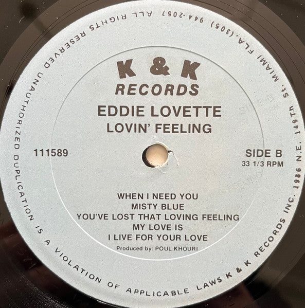 Eddie Lovette - Lovin' Feeling