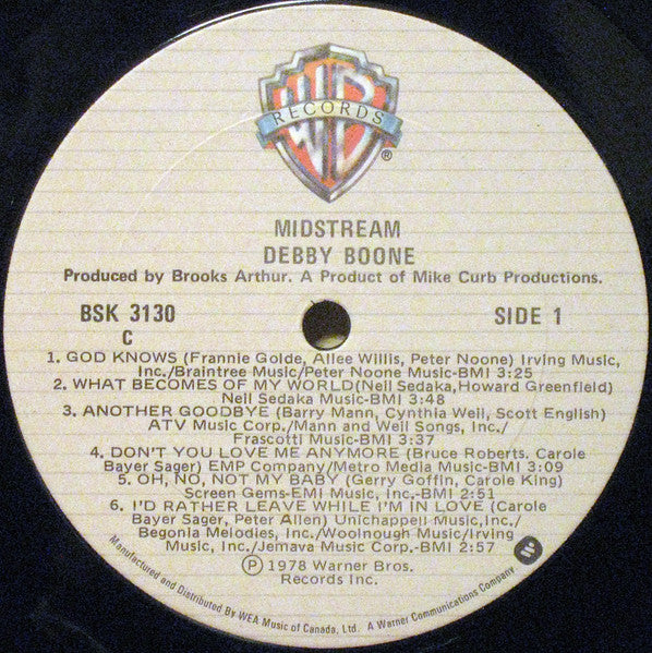 Debby Boone - Midstream - 1978