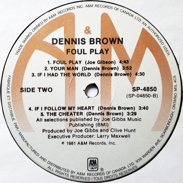 Dennis Brown - Foul Play