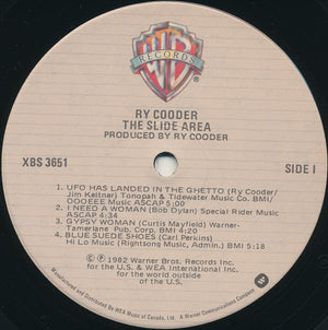 Ry Cooder - The Slide Area - 1982