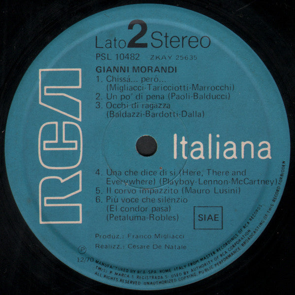 Gianni Morandi - Gianni 7 - 1970