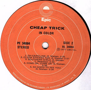 Cheap Trick - In Color Vinyl Record