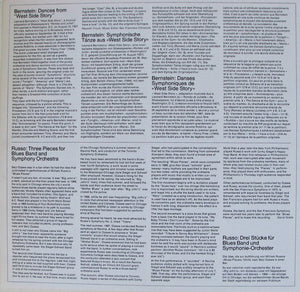 Leonard Bernstein / Bill Russo, Siegel-Schwall Band, The, San Francisco Symphony · Seiji Ozawa - Symphonic Dances From West Side Story / Three Pieces For Blues Band And Orchestra - 1973