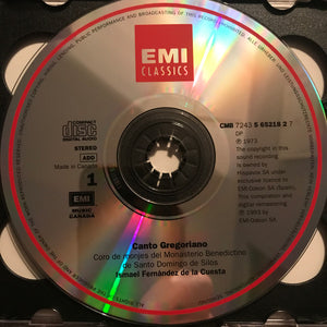Coro De Monjes Del Monasterio De Santo Domingo De Silos - Canto Gregoriano (CD) - 1994