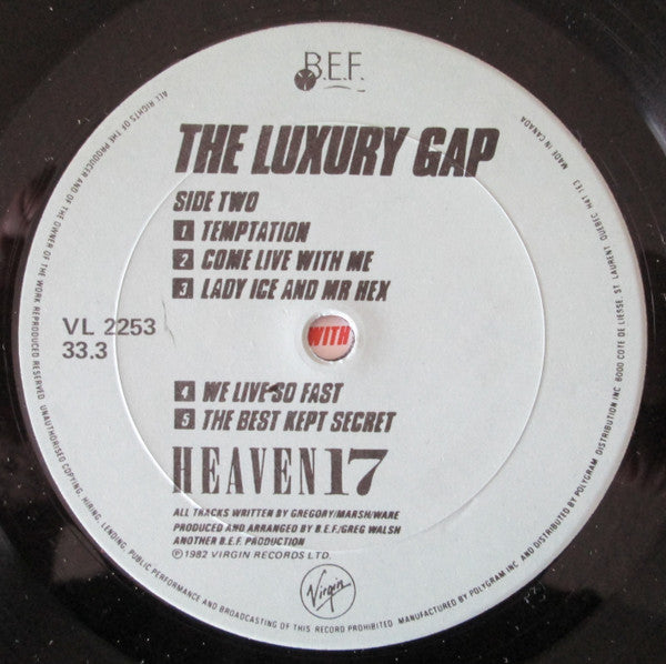 Heaven 17 - The Luxury Gap - 1983