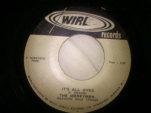 Merrymen, The Feat Emile Straker - You Sweeten Me/It's All Over - 1968