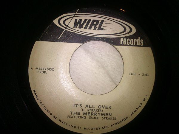 Merrymen, The Feat Emile Straker - You Sweeten Me/It's All Over - 1968