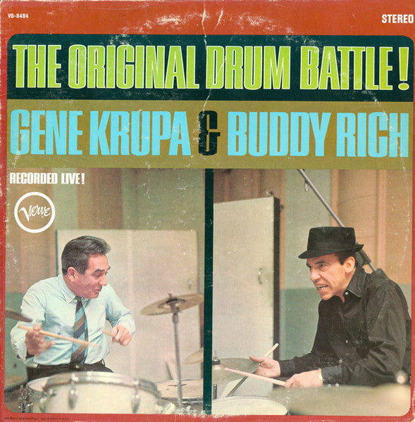 Gene Krupa & Buddy Rich - The Original Drum Battle! -