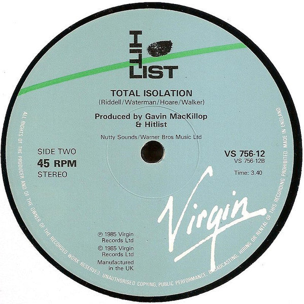 Hitlist - Into The Fire (Full Version) - 1986