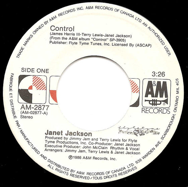 Janet Jackson - Control - 1986