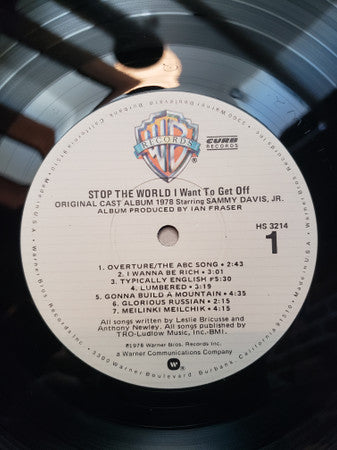 Sammy Davis Jr. - Stop The World I Want To Get Off - 1978