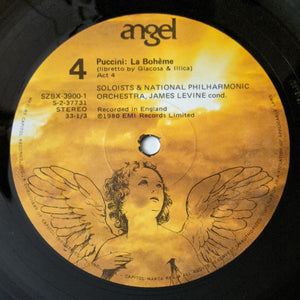 Giacomo Puccini - Renata Scotto, Alfredo Kraus, Sherrill Milnes, Carol Neblett, Matteo Manuguerra, Paul Plishka, Renato Capecchi, Italo Tajo, Ambrosian Opera Chorus, The, National Philharmonic Orchestra, James Levine - La Bohème - 1980