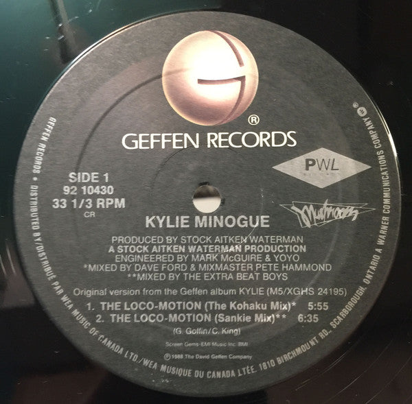 Kylie Minogue - The Loco-Motion - 1988