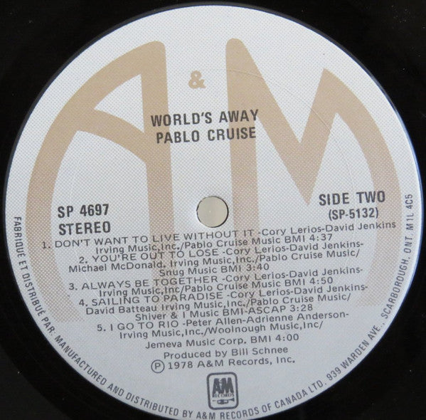 Pablo Cruise - Worlds Away - 1978