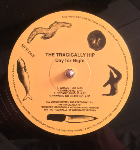 The Tragically Hip - Day For Night Vinyl Record