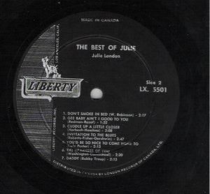 Julie London - The Best Of Julie