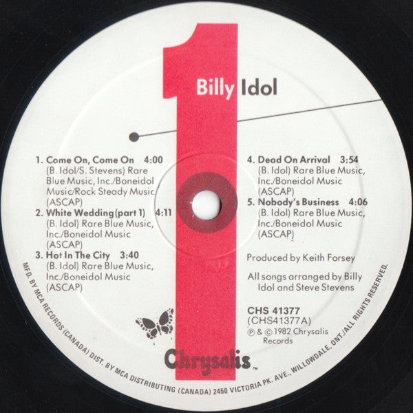 Billy Idol - Billy Idol