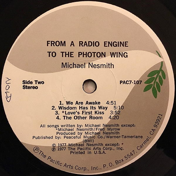 Michael Nesmith - From A Radio Engine To The Photon Wing - 1979