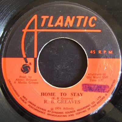 R.B. Greaves - Home To Stay / This Is Soul - 1974
