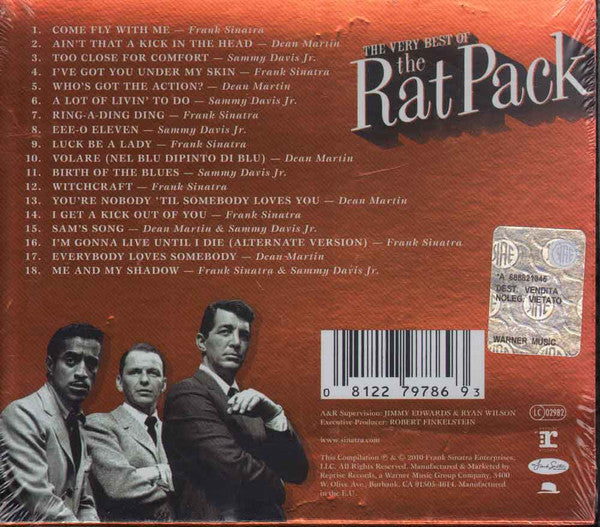 Frank Sinatra, Sammy Davis Jr., Dean Martin - The Very Best Of The Rat Pack (CD) - 2010