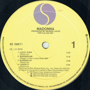 Madonna - Madonna Vinyl Record