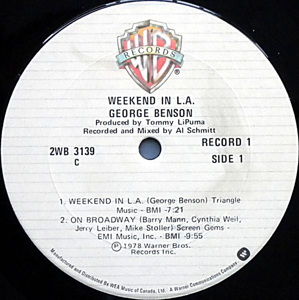 George Benson - Weekend In L.A. Vinyl Record