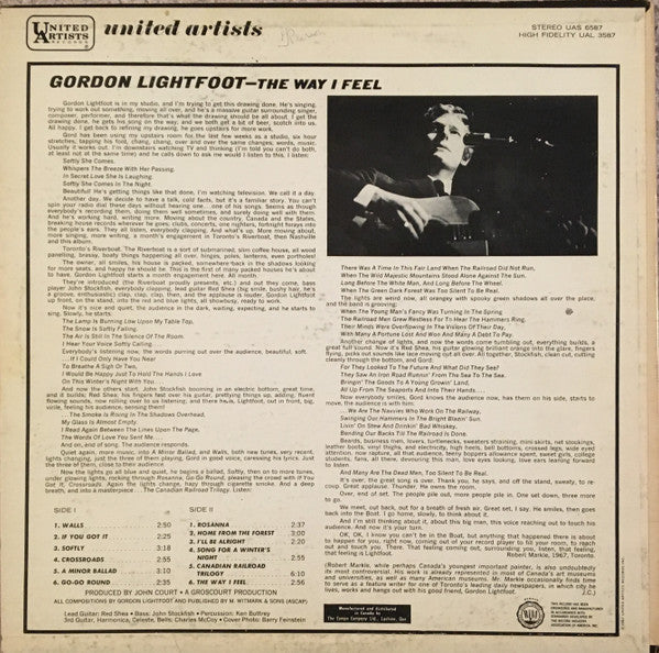 Gordon Lightfoot - The Way I Feel