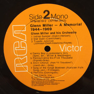 Glenn Miller And His Orchestra - Glenn Miller - A Memorial 1944-1969 - 1969
