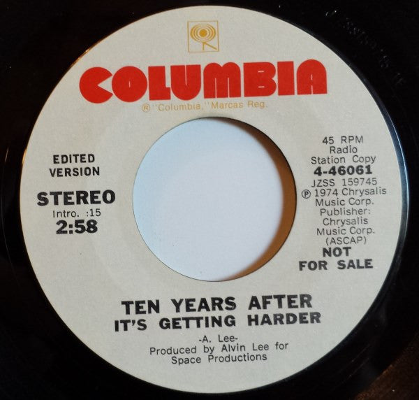 Ten Years After - It's Getting Harder - 1974