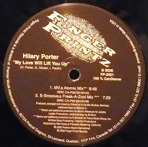 Hilary Porter - My Love Will Lift You Up