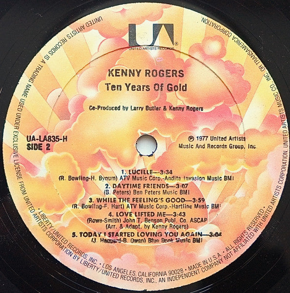 Kenny Rogers - Ten Years Of Gold - 1978