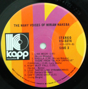 Miriam Makeba - The Many Voices Of Miriam Makeba